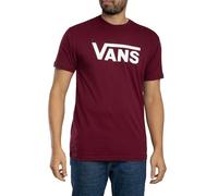 Vans Men's Classic Logo T-Shirt, Burgundy/White