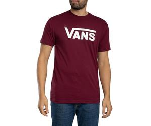 Vans Men's Classic Logo T-Shirt, Burgundy/White