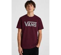 Vans Mens Classic Logo T Shirt in Burgundy/Grey Cotton - Size X-Large