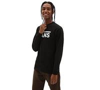 Vans Men's Classic Vans Ls T Shirt, Black-white, XXL UK