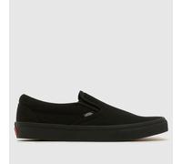 Vans Men's Classic Slip On Trainers in Black, Fabric, Size: 10 UK 10