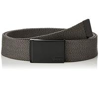 Vans Men's DEPPSTER II WEB BELT Belt, Grey (Charcoal Heather Chh), One Size (Manufacturer Size: OS)
