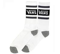 Vans Mens Drop V Crew Crew Socks - Black/Asphalt - 8.5-12