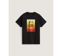 Vans Mens Fck The Algorithm Short Sleeves Tee - Black Cotton - Size Small