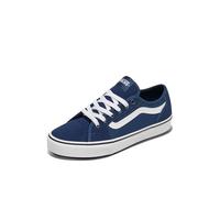 Vans Men's Filmore Decon Sneaker, Suede Canvas Dress Blues White, 8.5 UK
