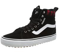 Vans Men's Filmore Hi VansGuard Sneaker, (Suede) Black/red Plaid, 8.5 UK