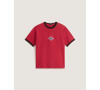 Vans Mens Flame Face Tee - Red