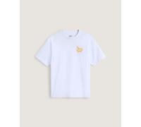 Vans Mens Heavy Thinker Loose Short Sleeves - White Cotton - Size Large