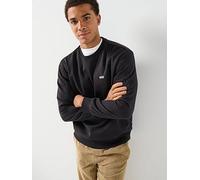 Vans Mens Left Chest Crew, Black, Size 2Xl, Men Black
