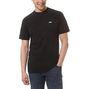 Vans Men's LEFT CHEST LOGO TEE Regular Fit Crew Neck Short Sleeve T - Shirt, Black (Black White Grey Melange), X-Large