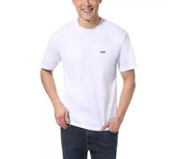 Vans Mens Men’s Left Chest Logo T-Shirt in White Cotton - Size Small
