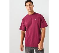 Vans - Left Chest II Logo T-Shirt, Man, Burgundy, Size: XXL