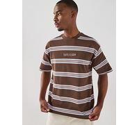 Vans - Mesa Stripe T-Shirt, Man, Brown, Size: M