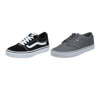 Vans Men's Mn Atwood Sneaker, Canvas Pewter 13 UK Ward Suede C24