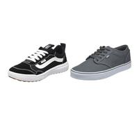 Vans Men's Mn Atwood Sneaker, Canvas Pewter 9 UK Range Exp Suede