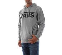 Vans Men's MN Classic PO Hoodie II Regular Fit Hooded Long Sleeve Hoodie, Grey (Cement Heather-Black ADY), Large (Manufacturer Size:L)