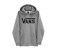 Vans Men's Mn Classic PO Hoodie Ii Regular Fit Hooded Long Sleeve Hoodie, Grey (Cement Heatherblack Ady), X-Large (Manufacturer Size: XL)