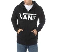 Vans Men's Mn Classic Zip Hoodie Ii Regular Fit Hooded Long Sleeve Hoodie, Black (Black-Fwhite Y28), Large (Manufacturer Size: L)