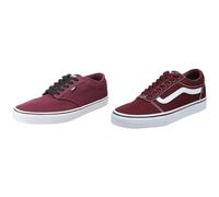 Vans Men's Mn Ward Sneaker, Canvas Port Royale 8j7, 10.5 UK Atwood Oxblood