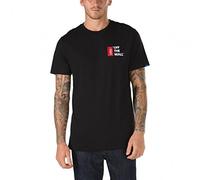 Vans Men's Off The Wall Iii Short Sleeve T-Shirt, Black, Large