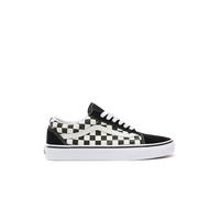 Vans Men's Old Skool Checkerboard Sneaker, Black, 10 UK