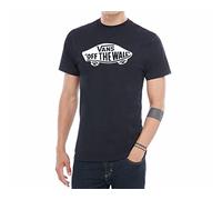 VANS OFF THE WALL OTW BLACK & WHITE MENS T SHIRT