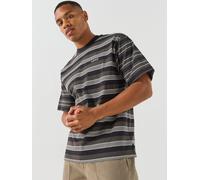 Vans Mens Pismo Loose Fit Striped Knit T-Shirt, Black, Size Xs, Men Black
