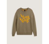 Vans Mens Raw Instinct Mirror Sweater - Olive - Size X-Large