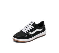 Vans Men's Ryland Sneaker, Suede Canvas Black White, 8 UK