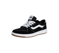Vans Men's Ryland Sneaker, Suede Canvas Black White, 6 UK