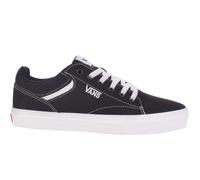 Vans Mens Seldan Low-Top Canvas Trainers Sneakers - Black/White - 12 UK