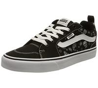 Vans Mens Size 8.5, Filmore Sneaker Black & White Suede & Mesh Canvas Lace Up Shoes, Low Top Men's Trainers, Lightweight Men's Shoes Active Wear Range (8.5 UK)