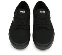 Vans Mens Size 9, Atwood Sneaker Triple Black Canvas Lace Up Shoes, Low Top Men's Trainers, Lightweight Old Skool Sneakers Skate Shoes (9 UK)
