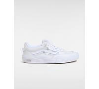 Vans Mens Skate 2 Wayvee Sneakers - White Leather - Size UK 8