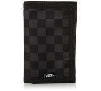 Vans Men's Slipped Tri-Fold Wallet, Black-Charcoal, One Size