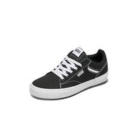 Vans Men's Sneaker, Black Canvas White 187, 9.5 UK