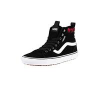 Vans Men's Sneaker, Suede Black Red Plaid, 10 UK