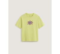 Vans Mens Star Checker Short Sleeves - Light Green Cotton - Size 2XL