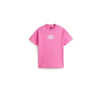 Vans Mens Stretch Logo Short Sleeves Tee - Pink Cotton - Size X-Large