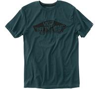 Vans Men's Vans Otw Short Sleeve Slim Fit T-Shirt, Green - Atlantic Deep/B, Large