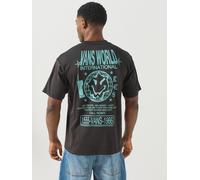 Vans Mens World T-Shirt, Black, Size S, Men Black