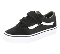 Girl's Vans Kids Youths Ward V Low Top Trainers - Black - Size: 6 (older)