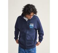 Vans Metal Wall Full-Zip Hoodie Navy - L