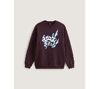 Vans - Mirror V Loose Sweater, Man, Blue, Size: XL