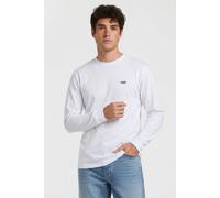 Vans Mn Left Chest Hit Ls White/black size S | Longsleeves Outlet | Men | White S