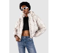 Vans MTE Hillgate AOP Cropped Puffer Jacket taupe mist XS
