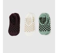Vans Multi Canoodle No Show Sock 3PK UK 5.5-8