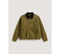 Vans - Nico Chore Canvas Jacket Olive Brown, Man, Beige, Size: S