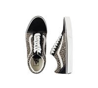 Vans - Old Skool Black/Leopard - Girl Shoes - black - EU 40,5 - Textile, Leather/Textile/Rubber EU 40,5