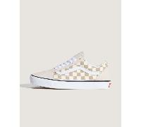 Vans - Old Skool Checkerboard Shoes, Man, Beige, Size: 6.5